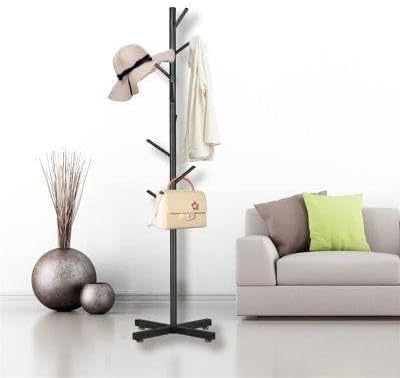 Black metal clothes hanger