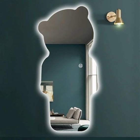 Panda Smart Touchscreen Frameless Wall Mirror with Anti-Fog LED Lighting, 3 Adjustable Lighting Modes (Warm, Neutral, and White), Dimmable Brightness with Memory Function, 1.6m x 60cm