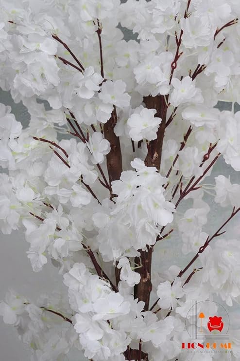 Yasmina Artificial Ornamental Plant 150cm - Dense, Three-Truncal Design - Realistic Artificial Tree for Indoor and Outdoor Use with Plastic Pot, Gravel, and Lush Leaves - Multiple Color Options