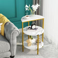 Side table with three shelves