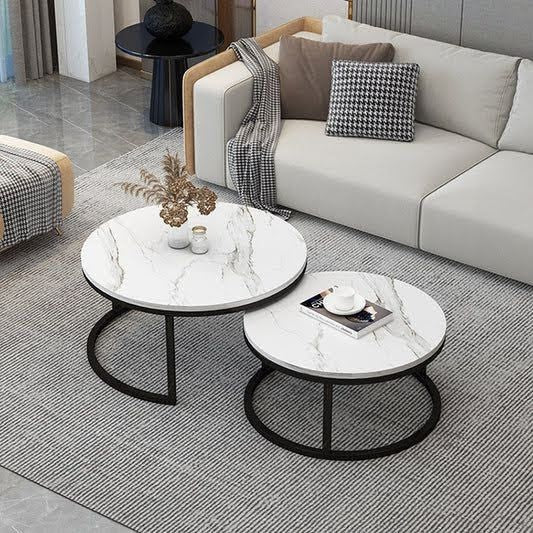 Two-piece nesting table