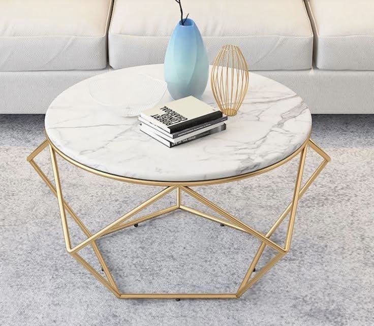 Coffee table in the middle