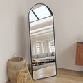 Full-length black mirrors
