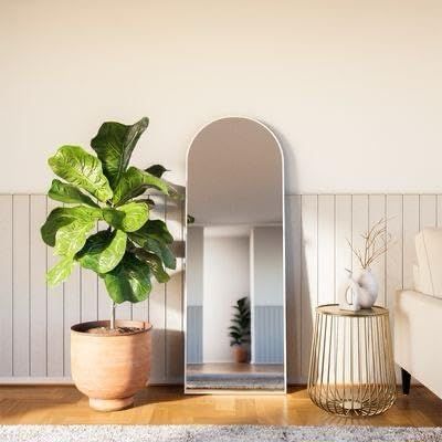 Full-length mirrors, white