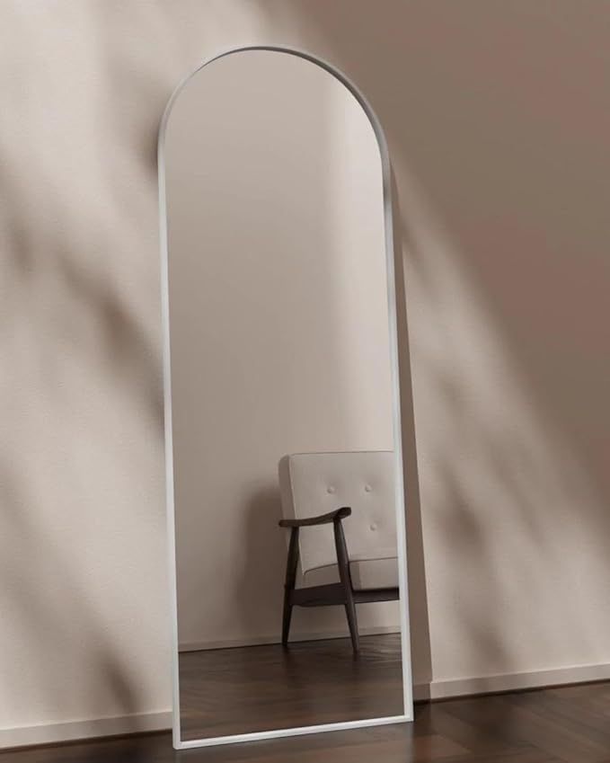 Full-length mirrors, white