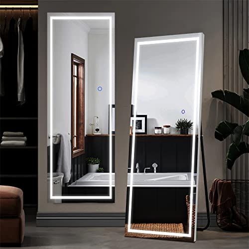 Full-length LED mirror