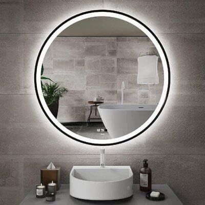 Round mirror, 70cm diameter.