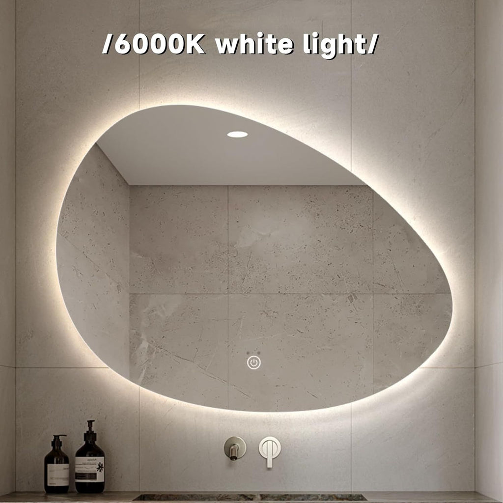 LED touch mirror