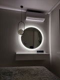 White LED mirror, 80 cm diameter