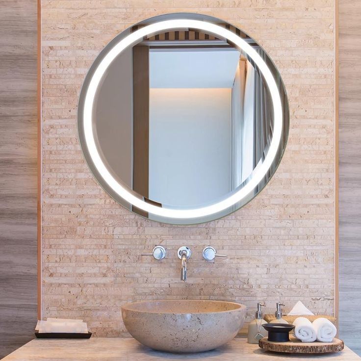 LED round mirror