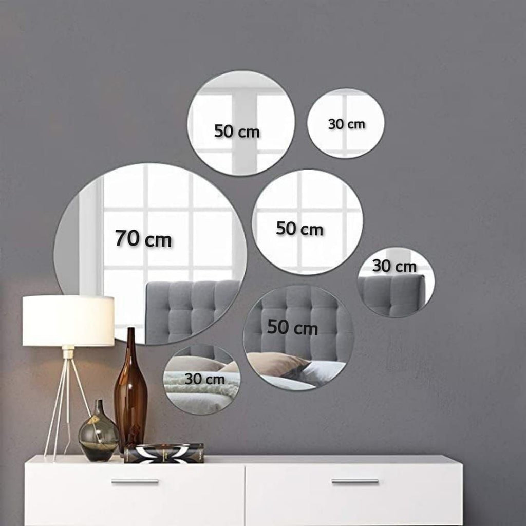 A set of decorative mirrors