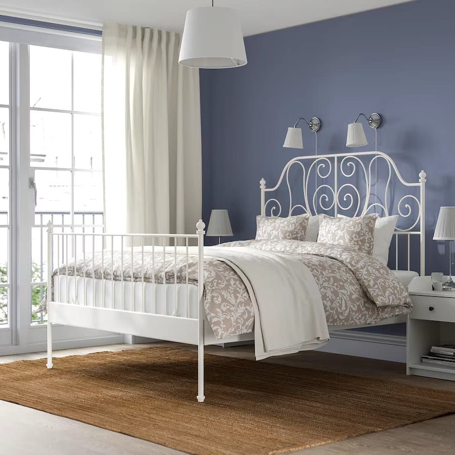 160cm metal bed