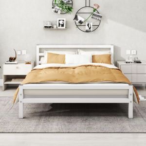 Modern metal bed, size 160
