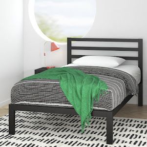 120 cm metal bed