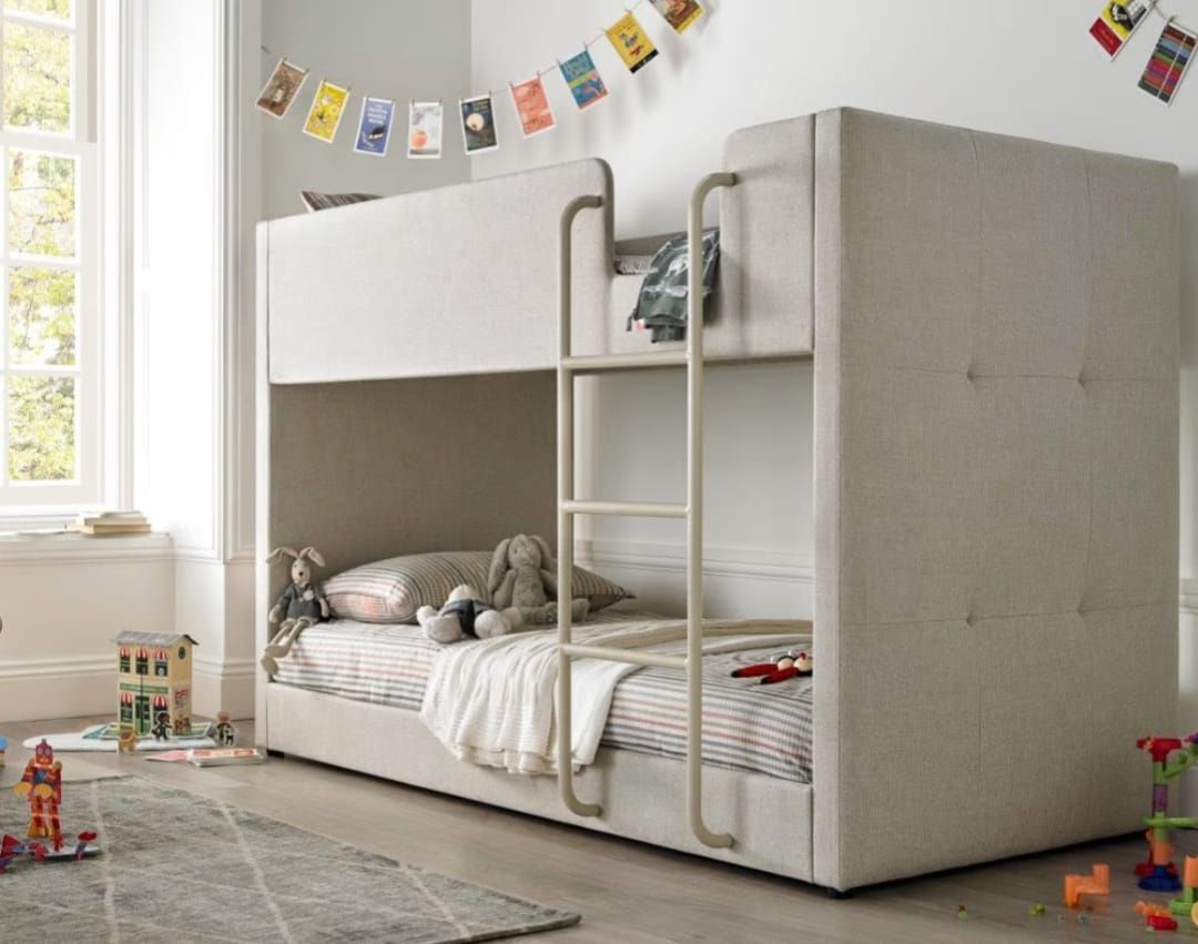 Luxury bunk bed - with padded upholstery - can hold up to 500 kg