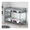 gray bunk bed
