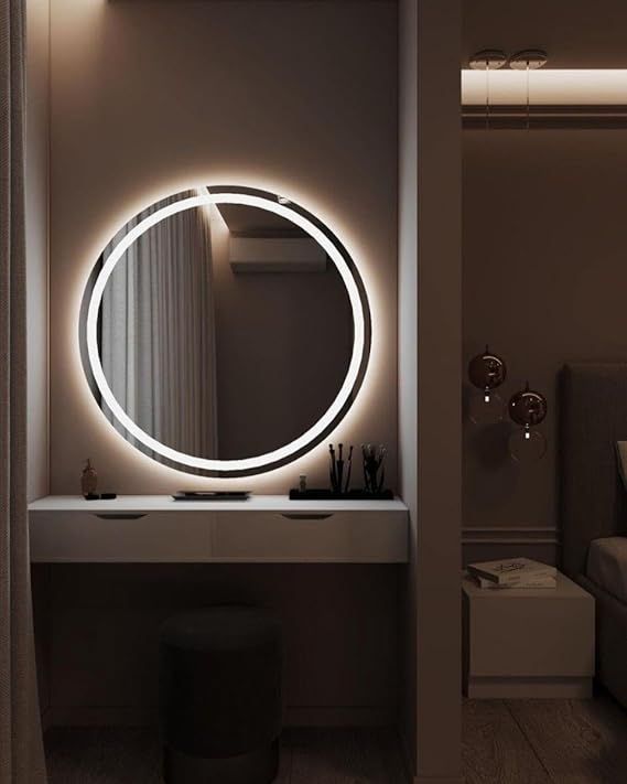 Illuminated mirror - 80 cm - White LED backlight