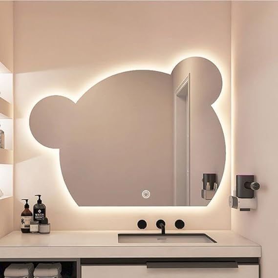 Leon Home Smart Touchscreen LED Wall Mirror 95x95cm - Luxury Square Anti-Fog Bathroom Mirror with 3 Adjustable Lighting Modes (Warm, Neutral, White), Dimmable Brightness, Memory Control, Frameless Finish