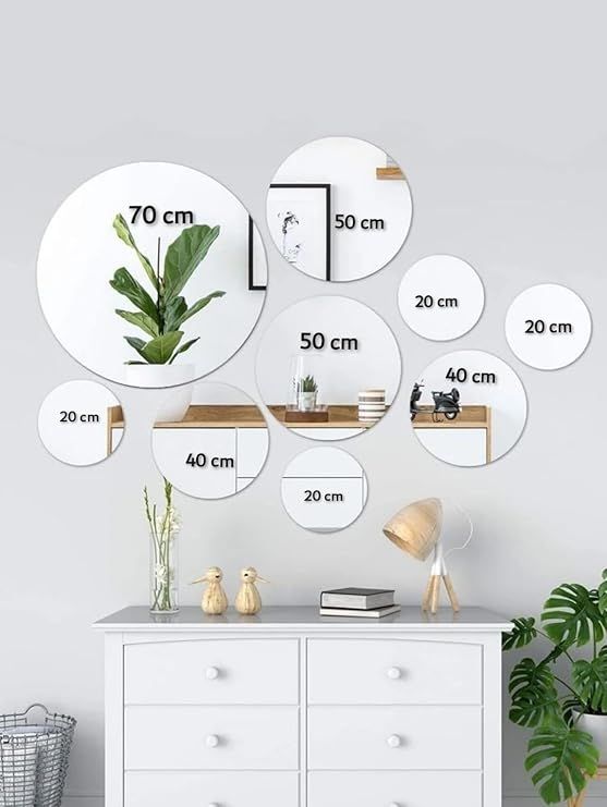 Decorative Mirror Set - 9 Pieces